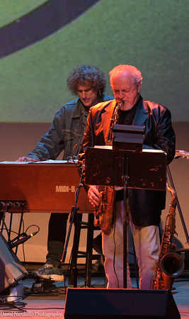 Ron Aprea on Sax and Tommy Mandel on the MIDI-B